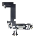 Charging Port Flex Cable For iPhone 12 Mini (Aftermarket Plus) (White)