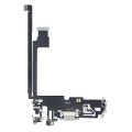 Charging Port Flex Cable For iPhone 12 Pro Max (Aftermarket Plus) (Silver)