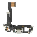 Charging Port Flex Cable For iPhone 12 Pro (Used OEM Pull) (Silver)