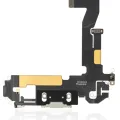 Charging Port Flex Cable For iPhone 12 Pro (Used OEM Pull) (Silver)