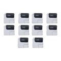Flash Light / Power Flex Bracket With Microphone Mesh For iPhone 12 Mini (White) (10 Pack)