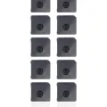 Flash Light / Power Flex Bracket With Microphone Mesh For iPhone 12 (Black) (10 Pack)