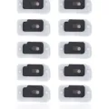 Flash Light / Power Flex Bracket With Microphone Mesh For iPhone 12 Pro (10 Pack)