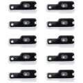 Flash Light / Power Flex Bracket With Microphone Mesh For iPhone 12 Pro Max (10 Pack)