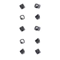 Loudspeaker / Mic Mesh For iPhone 12 / 12 Pro (Black) (10 Pack)