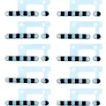 Loudspeaker / Mic Mesh For iPhone 12 Pro Max (10 Pack) (White)
