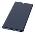 Дисплейний модуль (OLED) з рамкою для Samsung Galaxy Note 10 (Service Pack) (Aura Glow / Silver)