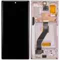 OLED Assembly With Frame For Samsung Galaxy Note 10 (Refurbished) (Aura Glow / Silver)