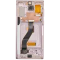 OLED Assembly With Frame For Samsung Galaxy Note 10 (Refurbished) (Aura Glow / Silver)