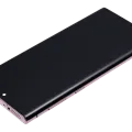 OLED Assembly With Frame For Samsung Galaxy Note 10 (Refurbished) (Aura Glow / Silver)