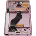 OLED Assembly With Frame For Samsung Galaxy Note 10 (Refurbished) (Aura Glow / Silver)