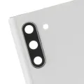 Back Cover Glass With Camera Lens For Samsung Galaxy Note 10 (No Logo) (Aftermarket Plus) (Aura White)