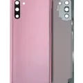 Back Cover Glass With Camera Lens For Samsung Galaxy Note 10 (No Logo) (Aftermarket Plus) (Aura Pink)