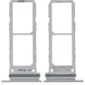 Dual Sim Card Tray For Samsung Galaxy Note 10 (Aura Glow / Silver)