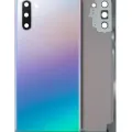 Back Cover Glass With Camera Lens For Samsung Galaxy Note 10 (Service Pack) (Aura Glow / Silver)