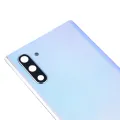 Back Cover Glass With Camera Lens For Samsung Galaxy Note 10 (Service Pack) (Aura Glow / Silver)