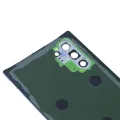 Back Cover Glass With Camera Lens For Samsung Galaxy Note 10 (Service Pack) (Aura Glow / Silver)