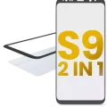 2 in 1 Front Glass With OCA Pre-Installed For Samsung Galaxy S9