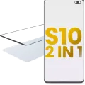 2 in 1 Front Glass With OCA Pre-Installed For Samsung Galaxy S10 Plus