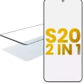 2 in 1 Front Glass With OCA Pre-Installed For Samsung Galaxy S20