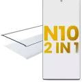 2 in 1 Front Glass With OCA Pre-Installed For Samsung Galaxy Note 10