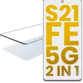 2 in 1 Front Glass With OCA Pre-Installed For Samsung Galaxy S21 FE 5G