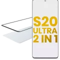 2 in 1 Front Glass With OCA Pre-Installed For Samsung Galaxy S20 Ultra
