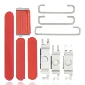 Hard Buttons (Power / Volume / Switch) For iPhone 12 Mini (Red)