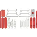 Hard Buttons (Power / Volume / Switch) For iPhone 12 Mini (Red)