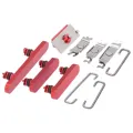 Hard Buttons (Power / Volume / Switch) For iPhone 12 Mini (Red)