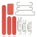 Hard Buttons (Power / Volume / Switch) For iPhone 12 (Red)
