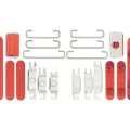 Hard Buttons (Power / Volume / Switch) For iPhone 12 (Red)