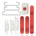 Hard Buttons (Power / Volume / Switch) For iPhone 12 (Red)