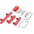Hard Buttons (Power / Volume / Switch) For iPhone 12 (Red)
