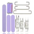 Hard Buttons (Power / Volume / Switch) For iPhone 12 (Purple)