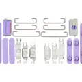 Hard Buttons (Power / Volume / Switch) For iPhone 12 (Purple)