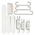 Hard Buttons (Power / Volume / Switch) For iPhone 12 Pro / 12 Pro Max (Silver)