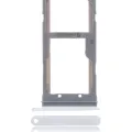 Dual Sim Card Tray For Samsung Galaxy S7 Edge (Silver)