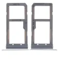 Dual Sim Card Tray For Samsung Galaxy S7 Edge (Silver)