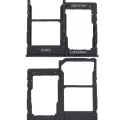 Dual Sim Card Tray For Samsung Galaxy A40 (A405 / 2019) (Black)