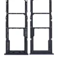 Dual Sim Card Tray For Samsung Galaxy A21S (A217 / 2020) (Black)