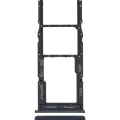 Dual Sim Card Tray For Samsung Galaxy A12 (A125 / 2020) (Black)