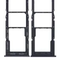 Dual Sim Card Tray For Samsung Galaxy A12 (A125 / 2020) (Black)