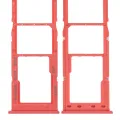 Dual Sim Card Tray For Samsung Galaxy A12 (A125 / 2020) (Red)