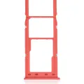 Dual Sim Card Tray For Samsung Galaxy A12 (A125 / 2020) (Red)