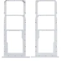 Dual Sim Card Tray For Samsung Galaxy A02S (A025 / 2020) / A03 (A035 / 2021) (White)