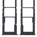 Dual Sim Card Tray For Samsung Galaxy A02 (A022 / 2020) (Black)