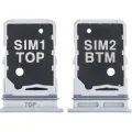 Dual Sim Card Tray For Samsung Galaxy A80 (A805 / 2019) (Ghost White)