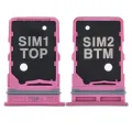 Dual Sim Card Tray For Samsung Galaxy A80 (A805 / 2019) (Pink)