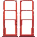 Dual Sim Card Tray For Samsung Galaxy A51 4G (A515 / 2019) (Red)